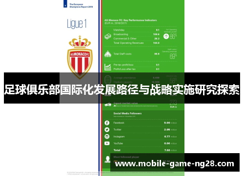 足球俱乐部国际化发展路径与战略实施研究探索