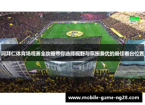 同拜仁体育场观赛全攻略带你选择视野与氛围兼优的最佳看台位置